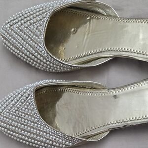 Elegant Silver and Black Women's Shoes